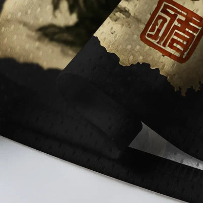 Men's Cyber Samurai Print Short Sleeve Streetwear Sports Jersey T-Shirt