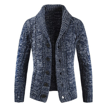 Diamond Cable Shawl Cardigan