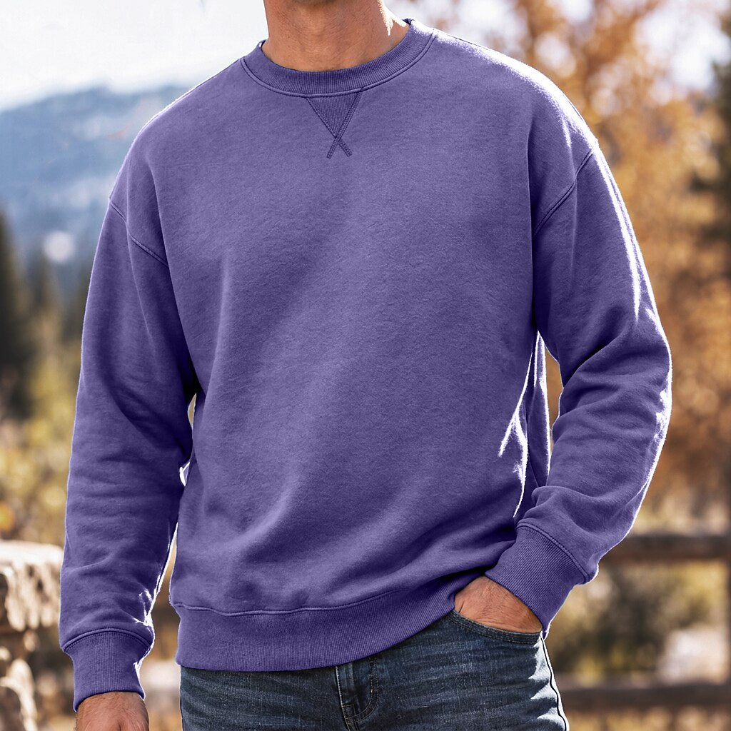V-Stitch Crew Neck Sweatshirt