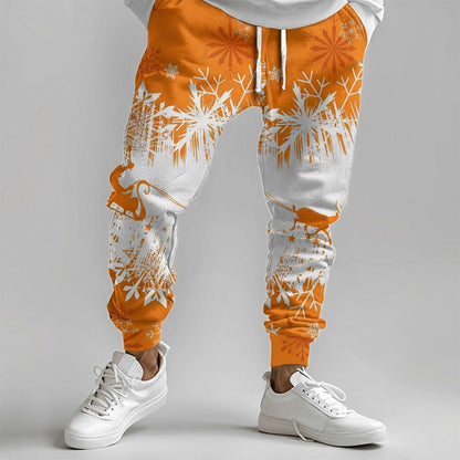 Reindeer Forest Christmas Joggers