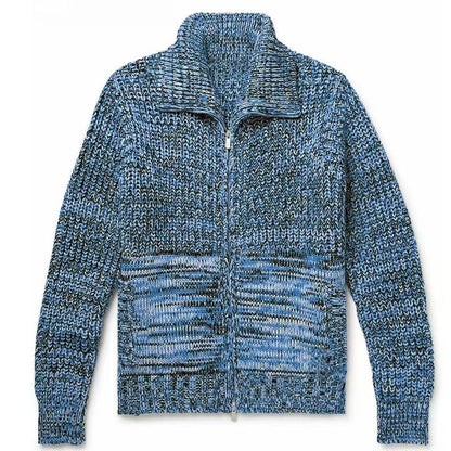 Marled Zip-Up Cardigan