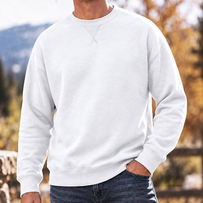 V-Stitch Crew Neck Sweatshirt