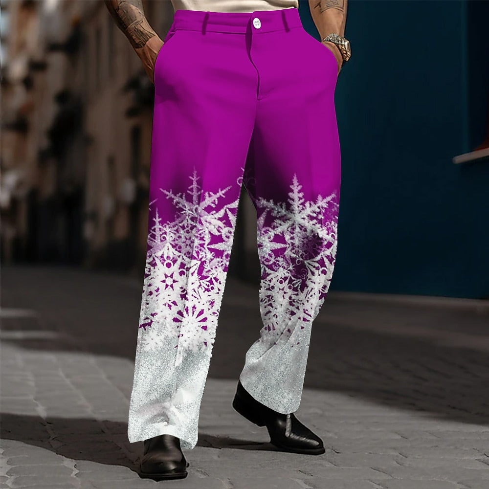 Snowflake Fade Dress Pants