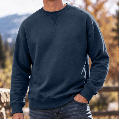 V-Stitch Crew Neck Sweatshirt