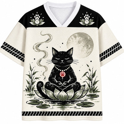 Zen Lotus Cat Mesh Jersey