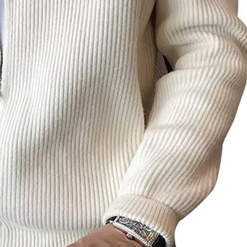 Vertical Rib Full-Zip Cardigan