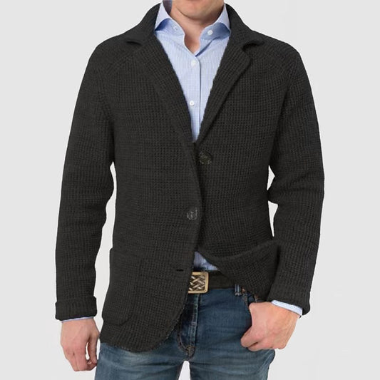 Knit Lapel Blazer