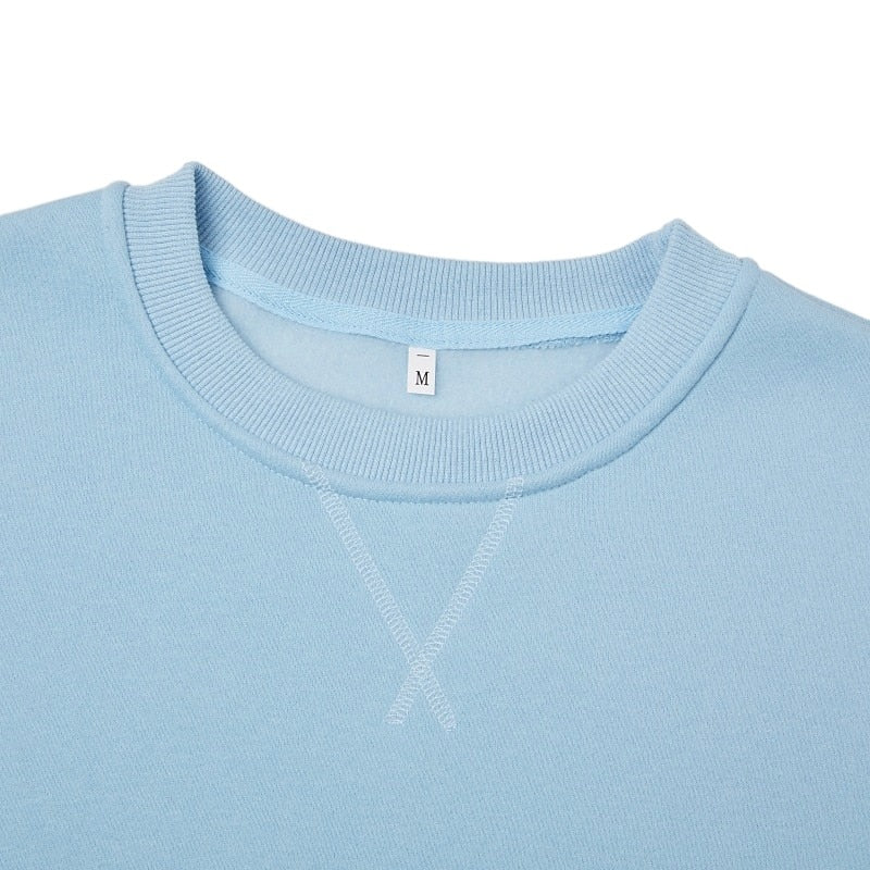 V-Stitch Crew Neck Sweatshirt