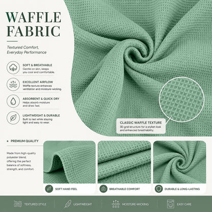 Waffle Quarter-Zip Pocket Hoodie
