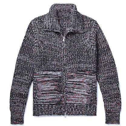 Marled Zip-Up Cardigan