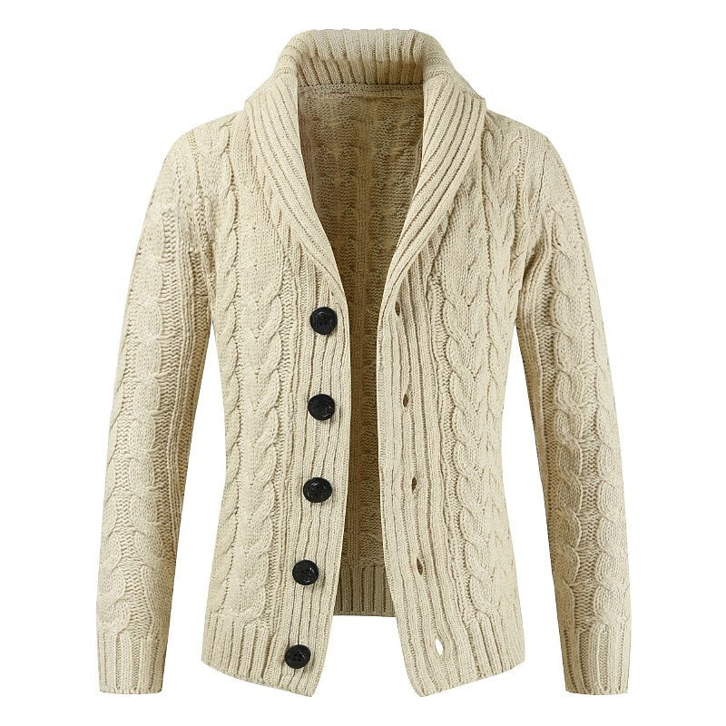 Diamond Cable Shawl Cardigan