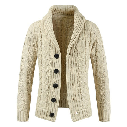 Diamond Cable Shawl Cardigan