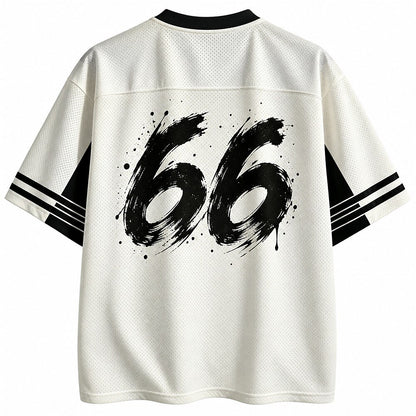 Japanese Koi Fish V-Neck Mesh Jersey