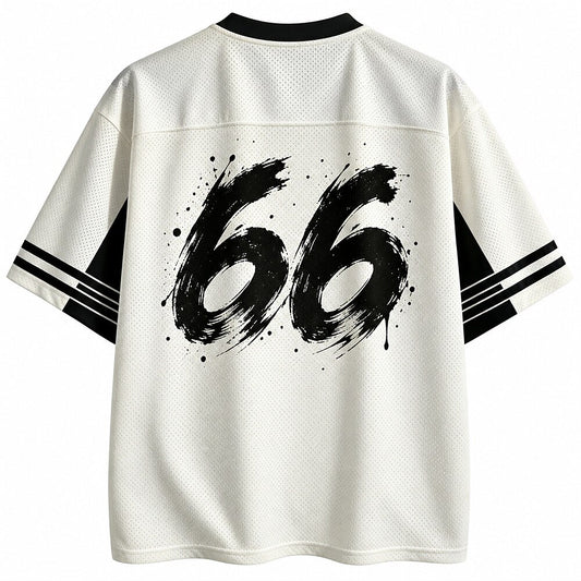 Japanese Koi Fish V-Neck Mesh Jersey