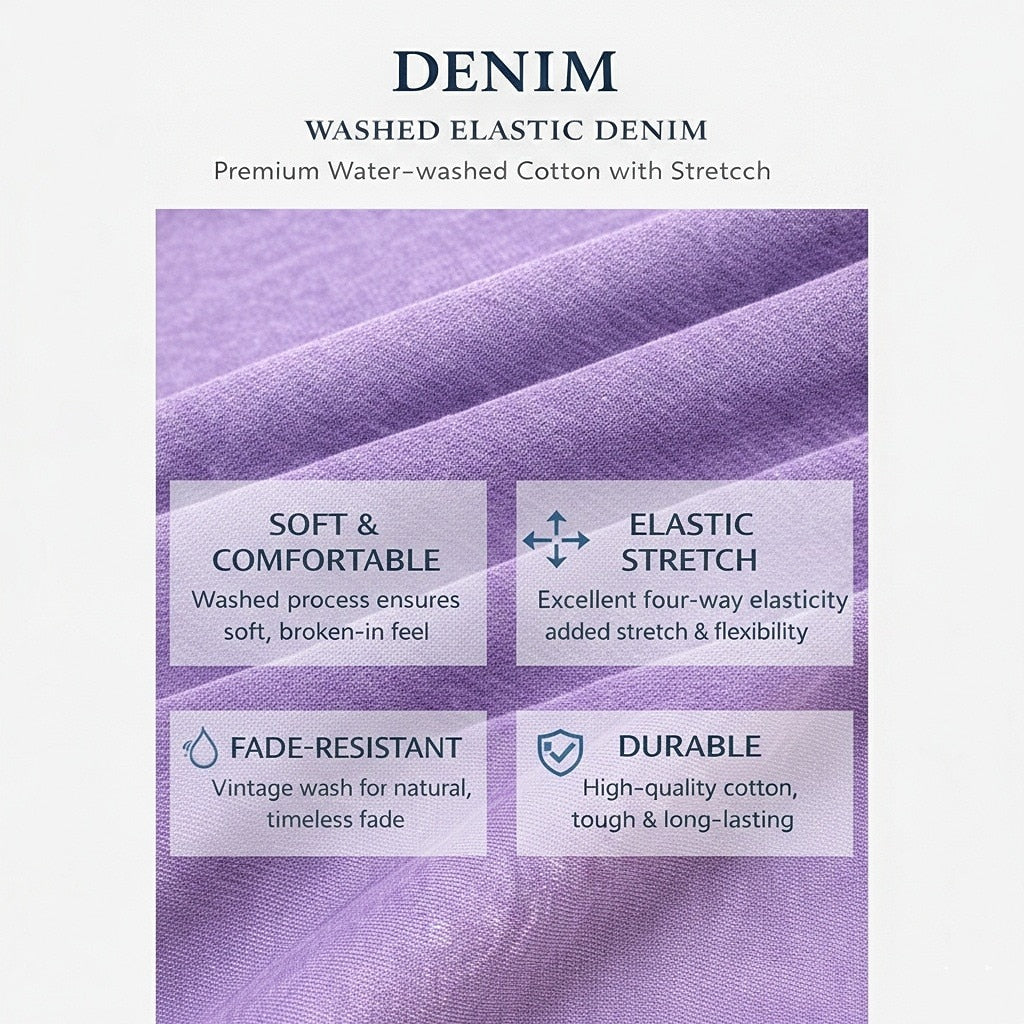 Washed Henley Long Sleeve T-Shirt