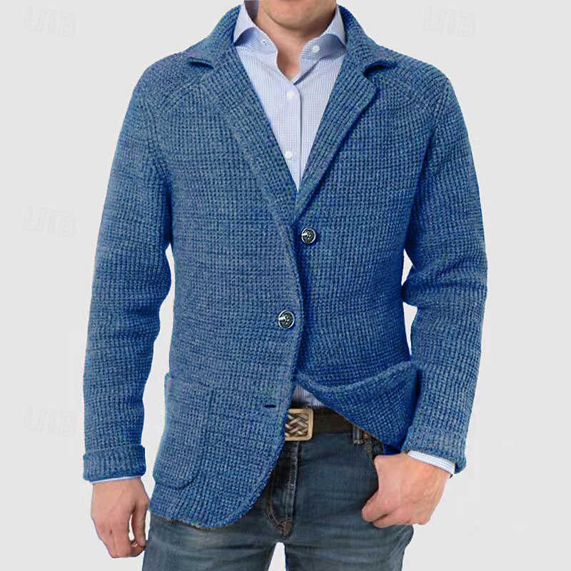 Knit Lapel Blazer