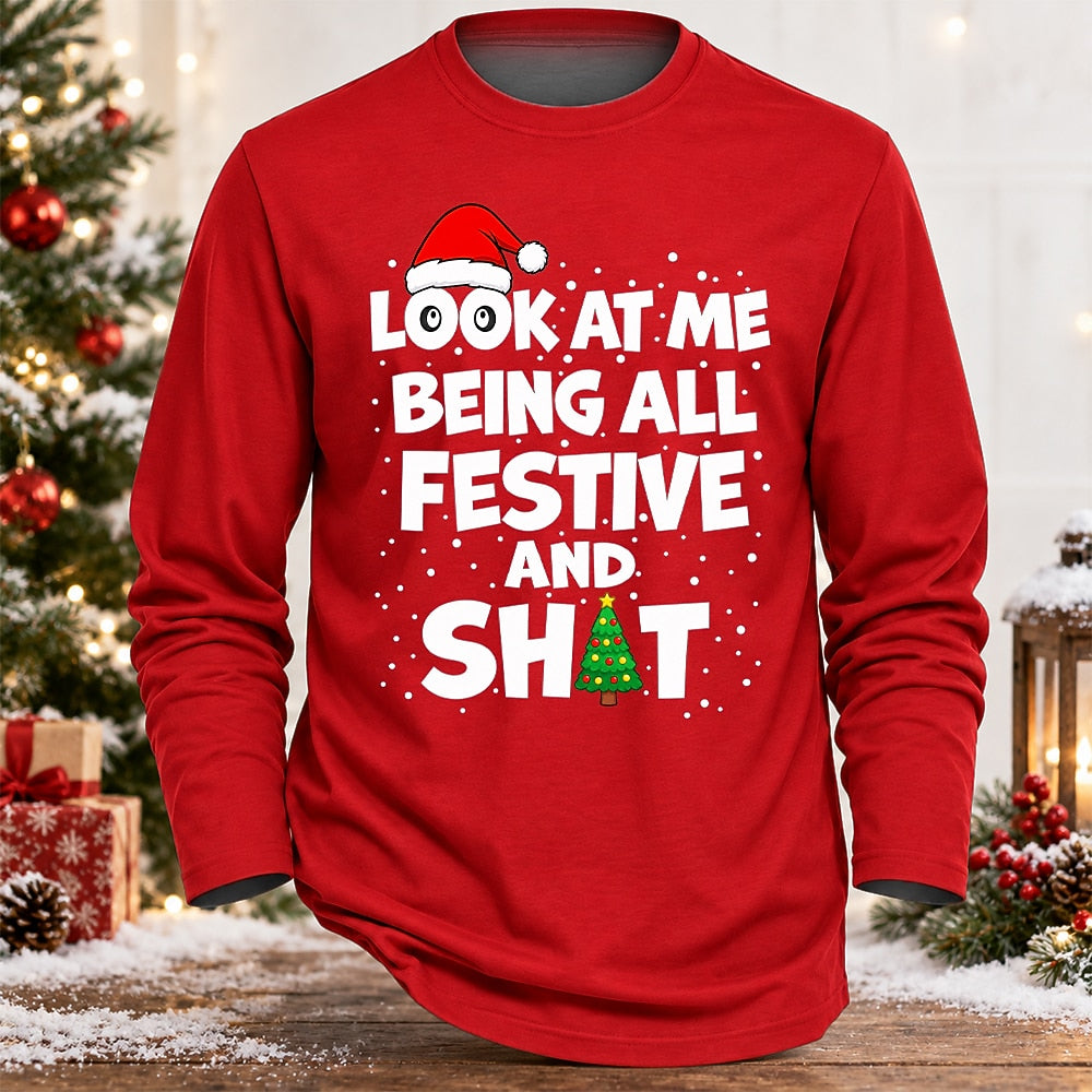 Festive Attitude Long Sleeve T-Shirt