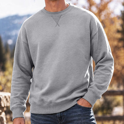 V-Stitch Crew Neck Sweatshirt