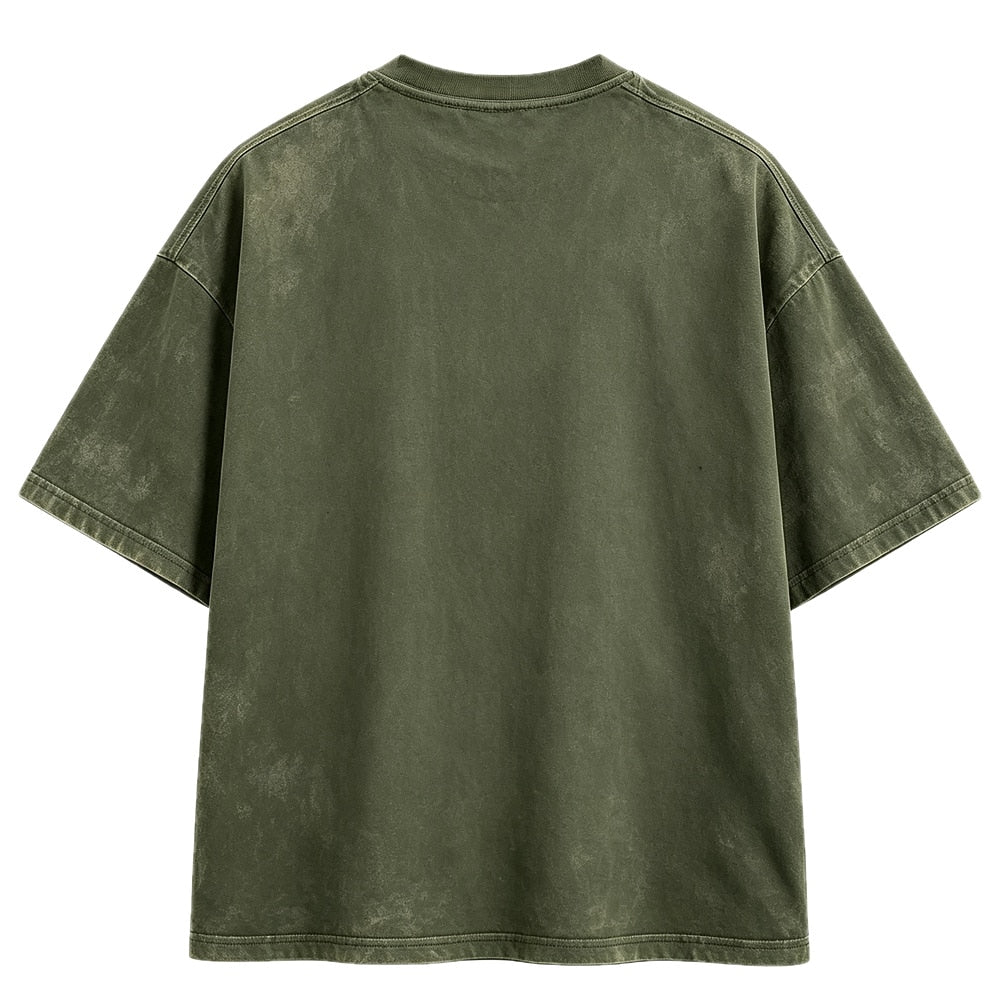 I Like You Knife Cat Washed T-Shirt
