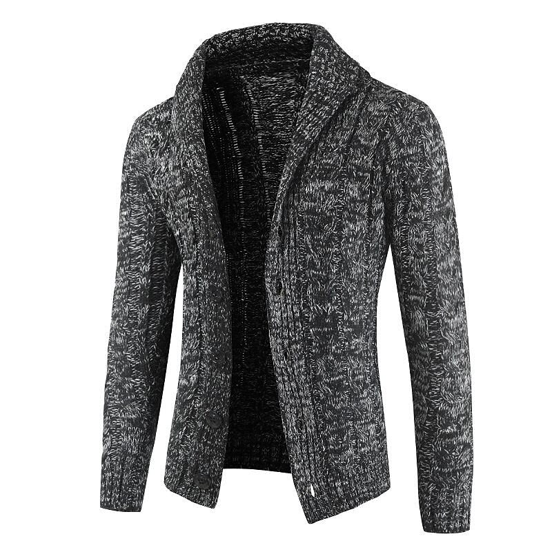 Diamond Cable Shawl Cardigan