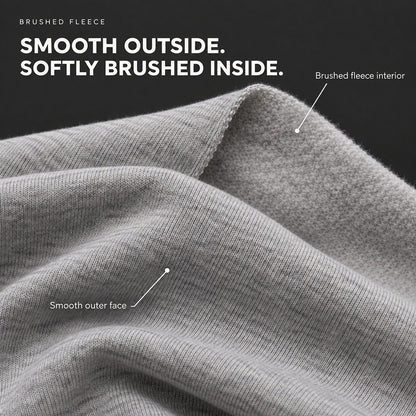 Fleece Collar Contrast Panel Quarter-Zip Sweatshirt