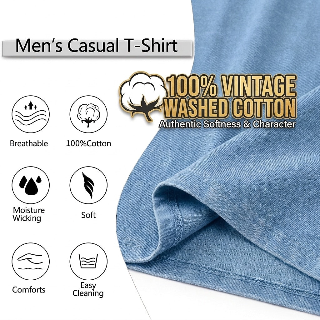 Washed Pocket Henley Long Sleeve T-Shirt