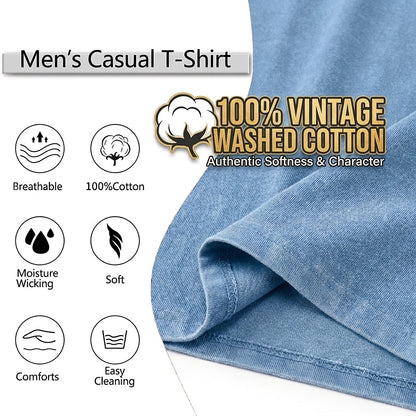 Washed Pocket Henley Long Sleeve T-Shirt