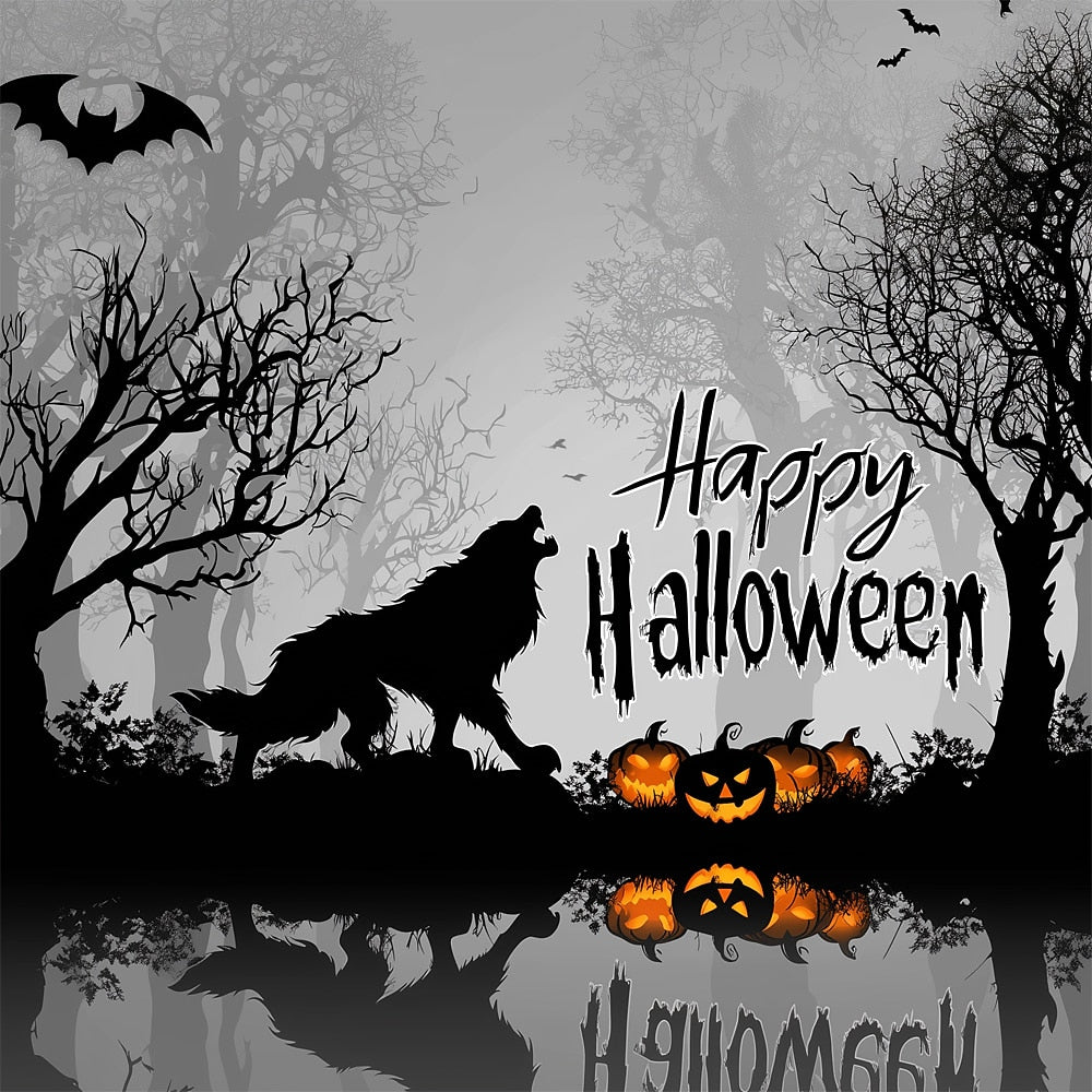 Halloween Men's Haunted House Pumpkin Graphic T-Shirt