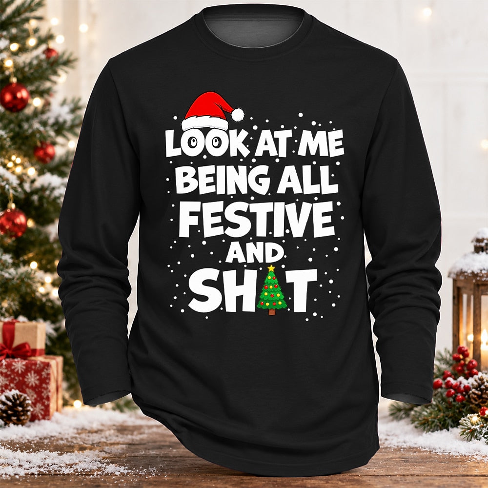 Festive Attitude Long Sleeve T-Shirt