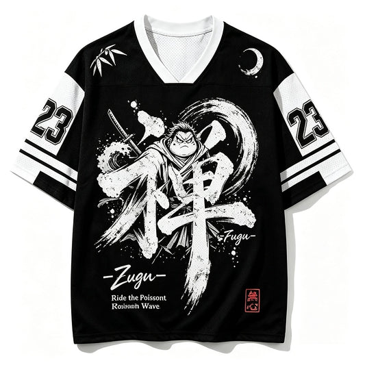 Zen Samurai Number 23 V-Neck Mesh Jersey