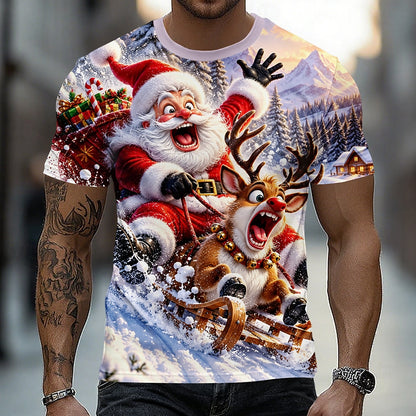 Santa Sleigh Celebration T-Shirt