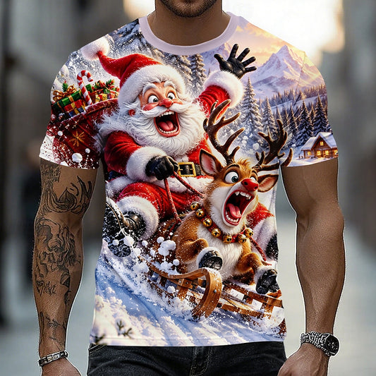 Santa Sleigh Celebration T-Shirt