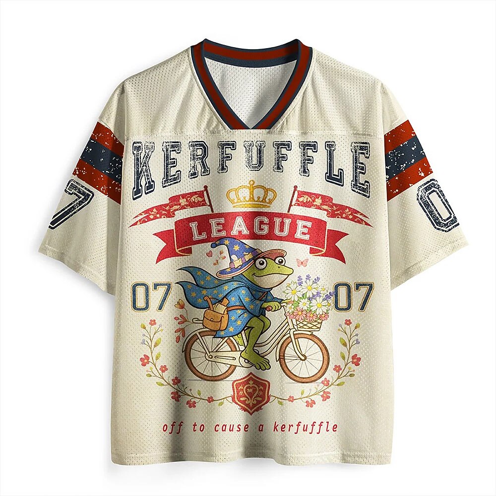 Men's Kerfuffle League Graphic Mesh Football Jersey