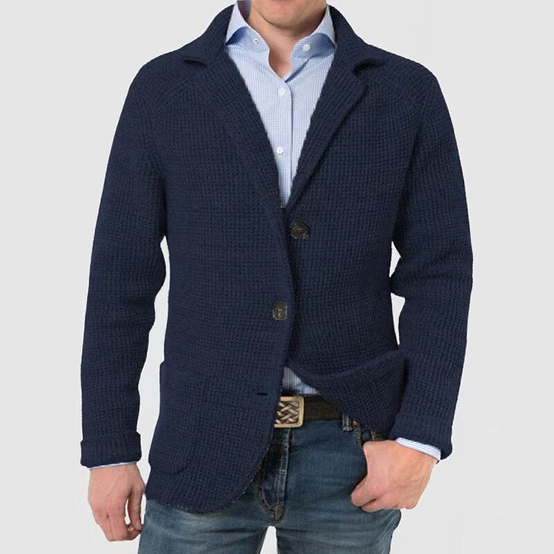 Knit Lapel Blazer