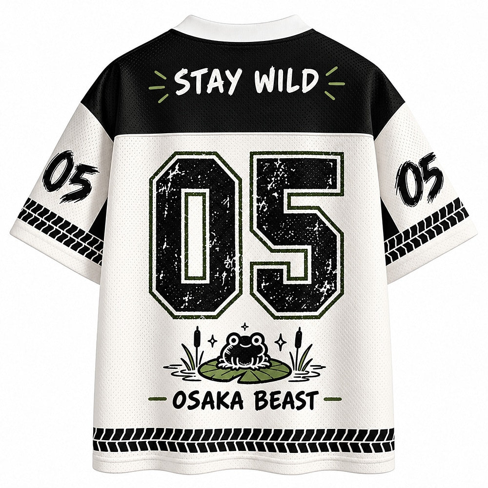 Fearless Frog and Crocodile Mesh Jersey