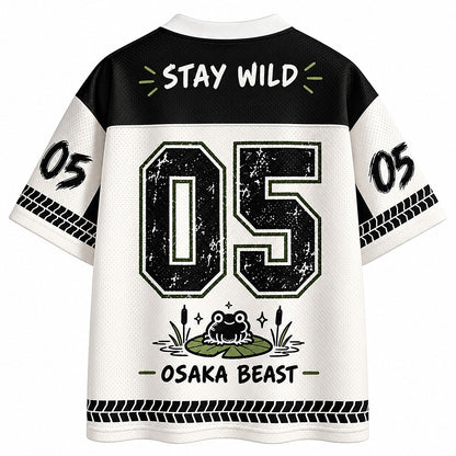 Fearless Frog and Crocodile Mesh Jersey
