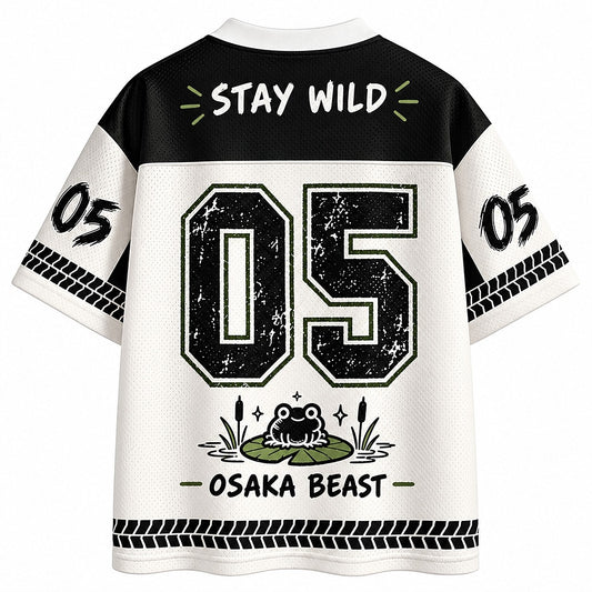 Fearless Frog and Crocodile Mesh Jersey