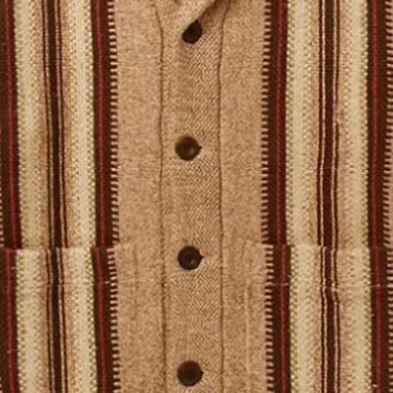 Vertical Stripe Shawl Cardigan