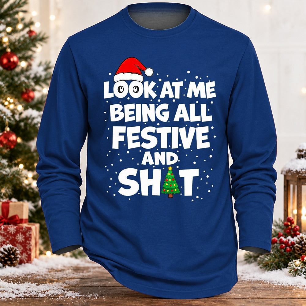 Festive Attitude Long Sleeve T-Shirt