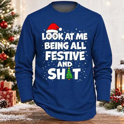Festive Attitude Long Sleeve T-Shirt
