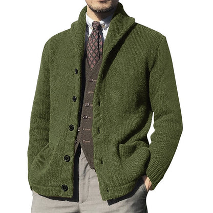 Knit Blazer-Style Cardigan