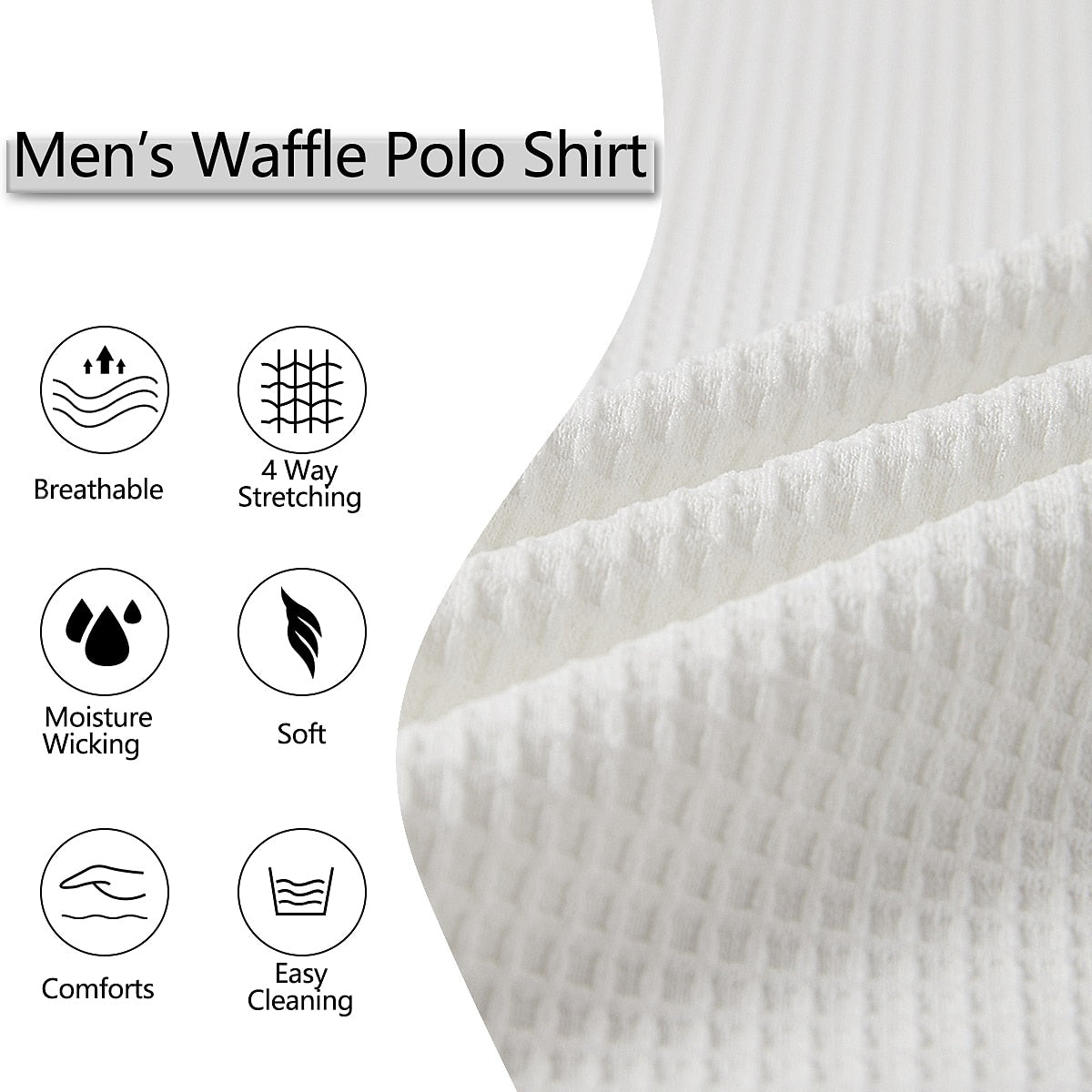 Contrast Yoke Utility Waffle Polo