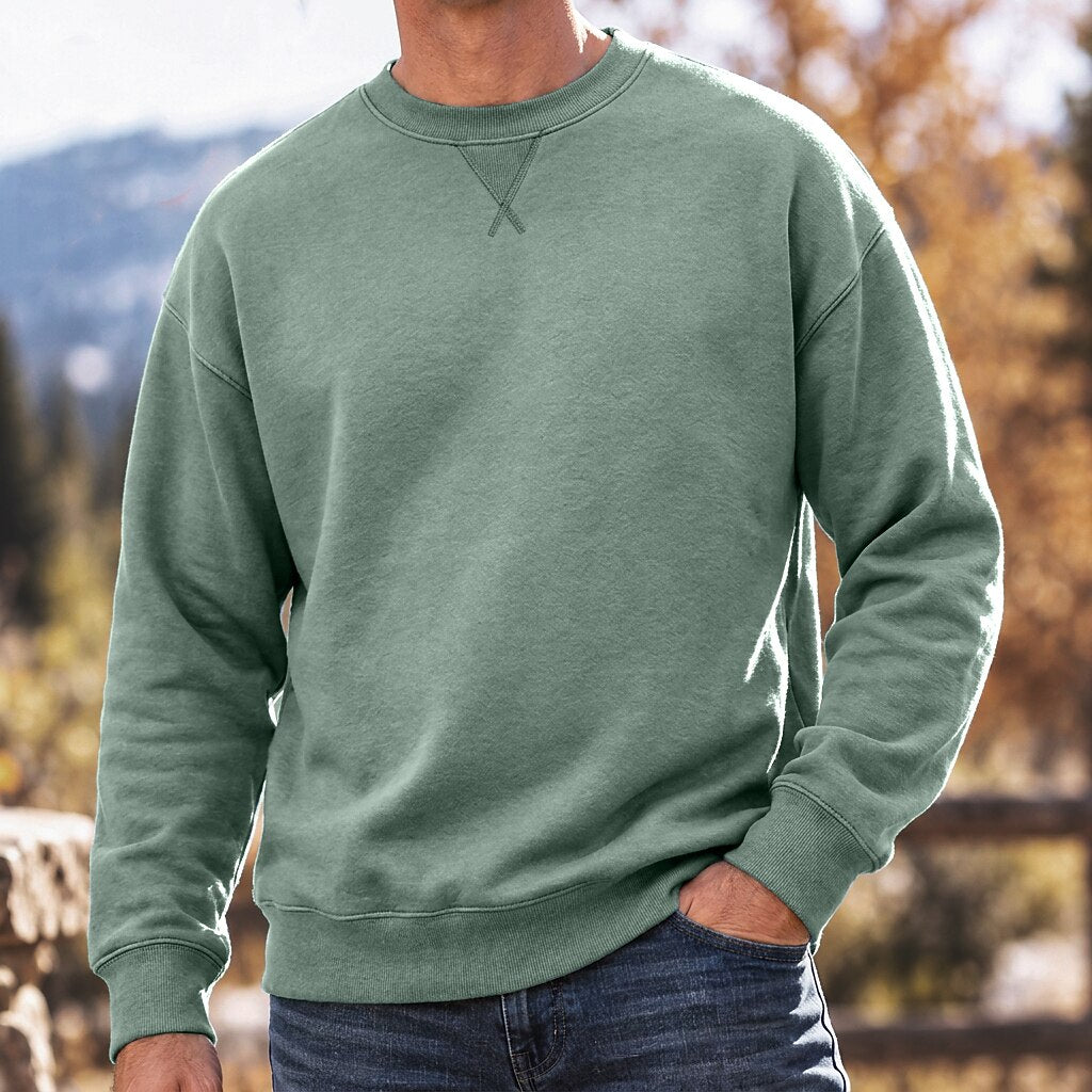 V-Stitch Crew Neck Sweatshirt