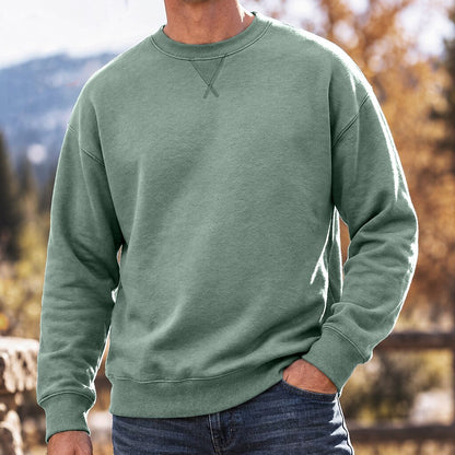 V-Stitch Crew Neck Sweatshirt