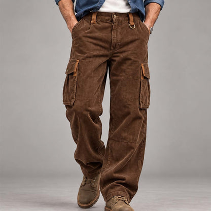 Contrast Flap Utility Cargo Pants
