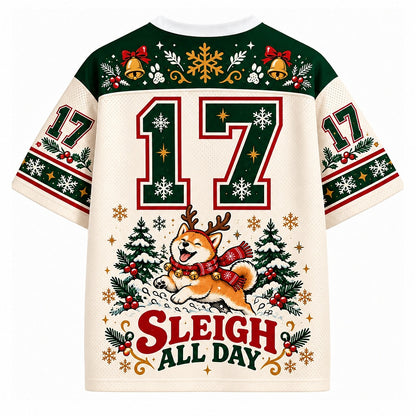 Christmas Reindeer Dog Mesh Jersey