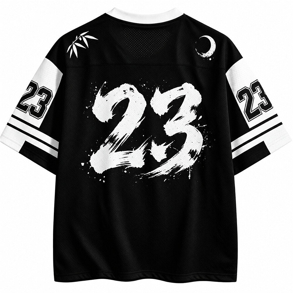 Zen Ronin Cat Number 23 V-Neck Mesh Jersey