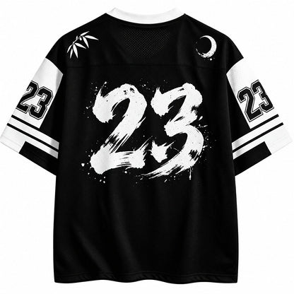 Zen Ronin Cat Number 23 V-Neck Mesh Jersey