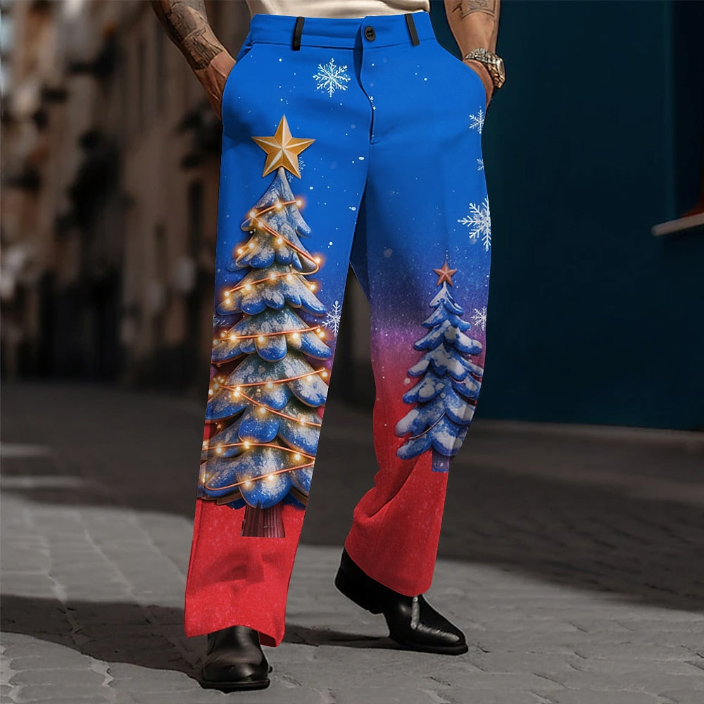 Christmas Tree Glow Dress Pants