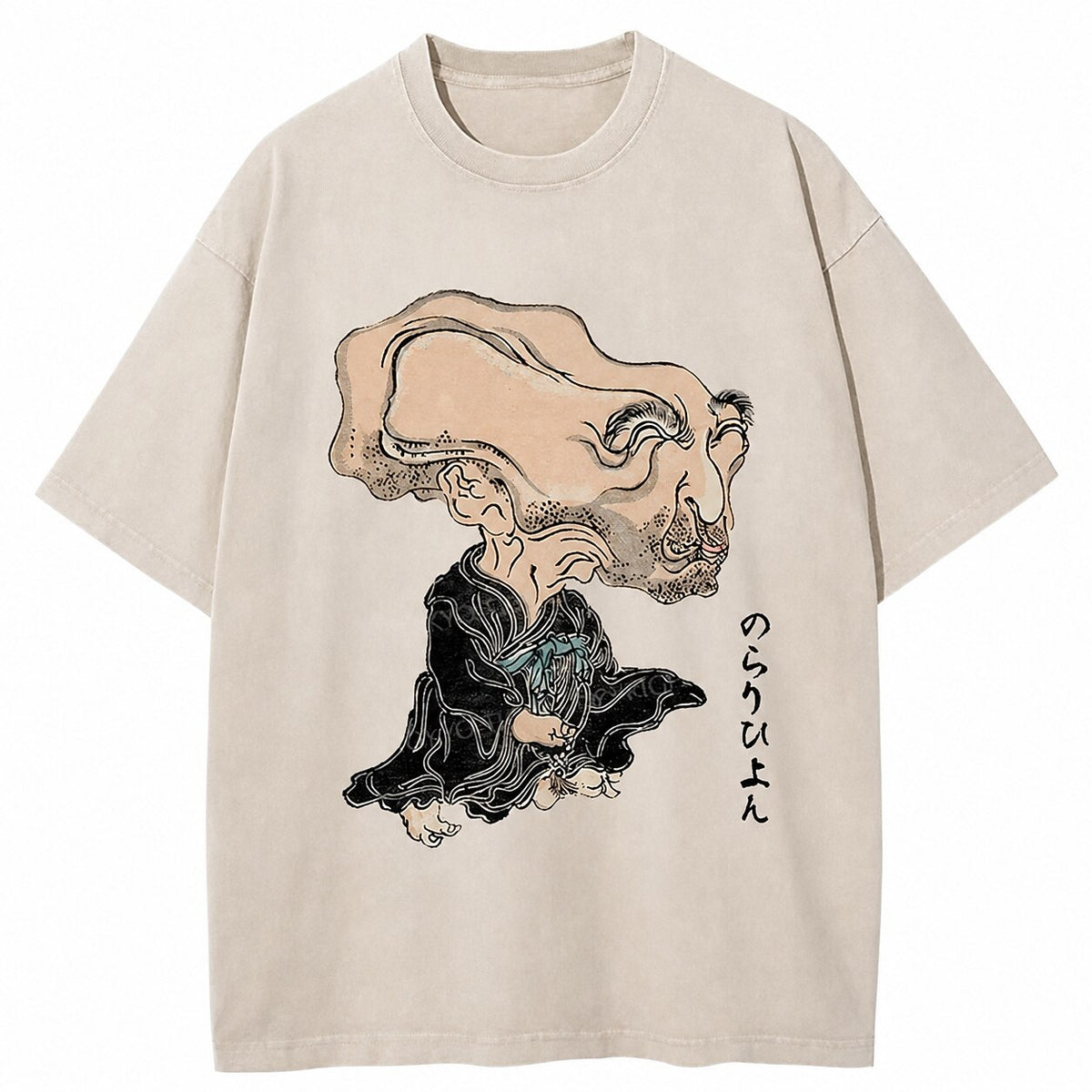 Japanese Style Yokai Washed T-Shirt